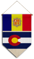 flagge beziehung land hängen stoff reise einwanderung beratung visa transparent colorado andorra png