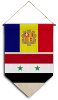 flagge beziehung land hängen stoff reise einwanderung beratung visum transparent syrien andorra png