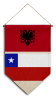 vlag relatie land hangende kleding stof reizen immigratie advies Visa transparant Albanië Chili png