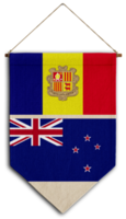 vlag relatie land hangende kleding stof reizen immigratie advies Visa transparant Nieuw-Zeeland Andorra png