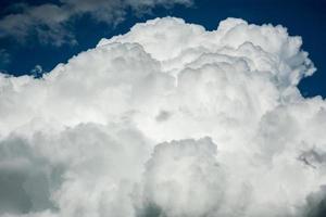 Stratocumulus fluffy cloud formation photo