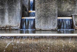 fuente de agua abstracta vista cercana foto