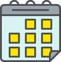 icono de vector de calendario