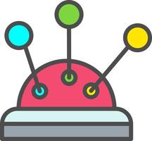 Pincushion Vector Icon