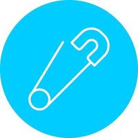 Safety Pin Vector Icon