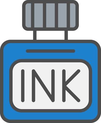 Ink Bottle Vector Icon