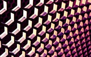 Surreal abstract honeycomb pattern with heavy shadows photo