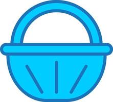 Food Basket Vector Icon