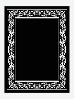 Islamic Book Cover design and arabaic border frame.