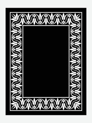 Islamic Book Cover design and arabaic border frame.