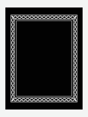 Islamic Book Cover design and arabaic border frame.