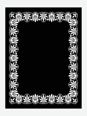 Islamic Book Cover design and arabaic border frame.