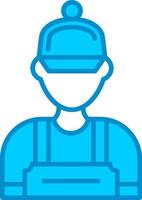 Worker Creative Icon Design vector