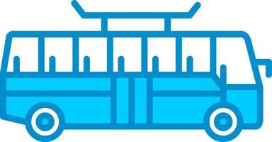 Bus Creative Icon Design vector