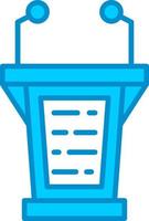 Lectern Creative Icon Design vector