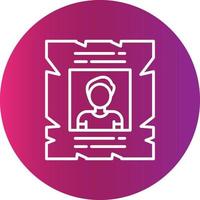 Wanted Creative Icon Design vector