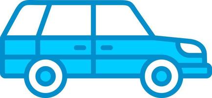 Station Wagon Creative Icon Design vector