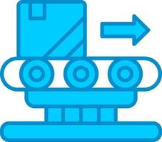 Conveyor Belt Creative Icon Design vector