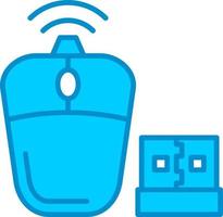 Wireless Mouse Creative Icon Design vector