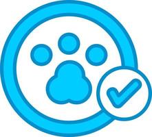 Pet Friendly Creative Icon Design vector