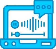 Voice Mail Creative Icon Design vector