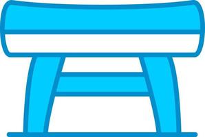Bench Creative Icon Design vector