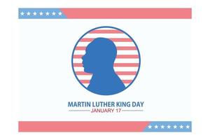 Illustration vector graphic of Martin Luther King Day, flat vector modern illustration