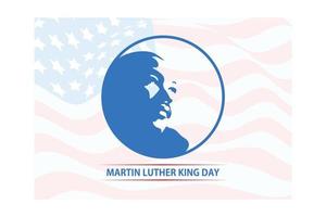 vector illustration for Martin Luther King Jr on abstracted background, flat vector modern illustration