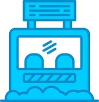 Ticket Box Creative Icon Design vector