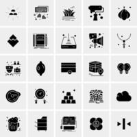 25 iconos de negocios universales vector ilustración de icono creativo para usar en proyectos relacionados con la web y dispositivos móviles