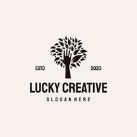 Charity logo retro vintage vector template, People Charity Logo designs Concept with Tree symbol