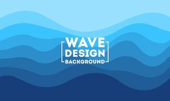 Abstract Water Wave design background vector illustration