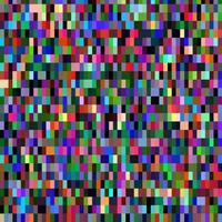 Digital colorful pattern with messy pixels grid vector