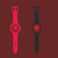 Realistic watches design vector