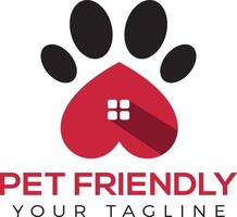 Animal clinic logo design, Pet care center, pet shop vector logo.