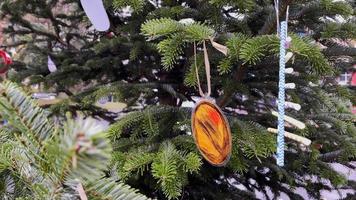 kleurrijke kerst nieuwjaar viering decoratie video