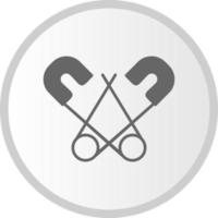 Safety Pins Vector Icon