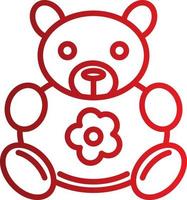 Teddy Bear Vector Icon