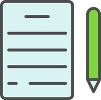 Writing Icon Design vector