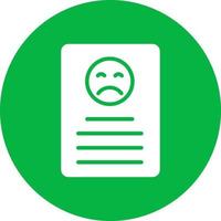 Bad Review Icon Design vector