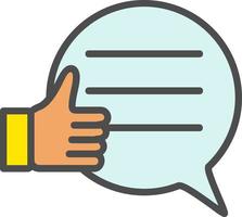 Good Review Icon Design vector