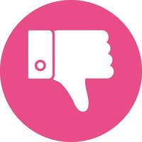 Dislike  Icon Design vector