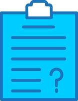 Questionnaire  Icon Design vector