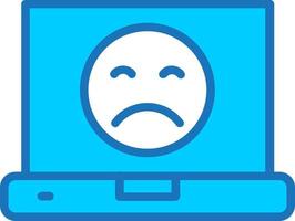 Sad Face Icon Design vector