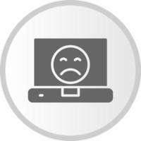 Sad Face Icon Design vector