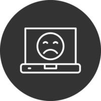 Sad Face Icon Design vector