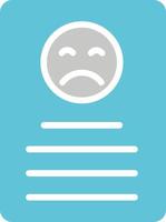 Bad Review Icon Design vector