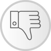 Dislike  Icon Design vector