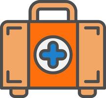 First Aid Box Vector Icon Design