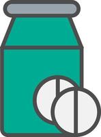 Pill Jar  Vector Icon Design